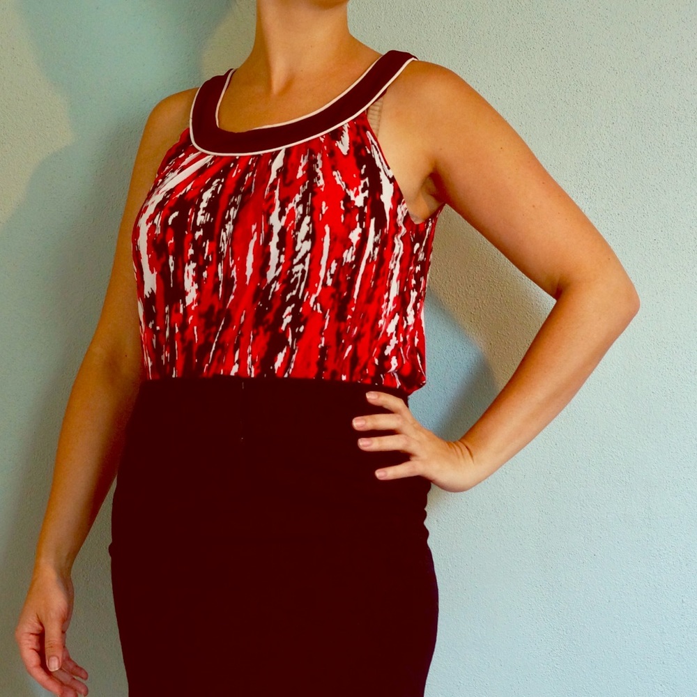 Sleeveless dressy top